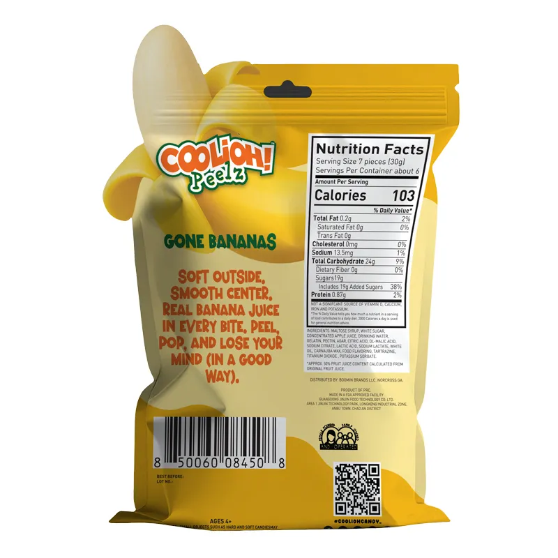 Coolioh! Peelz - Banana Gummy Candy